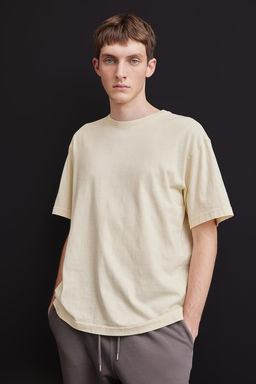 Camiseta con efecto lavado Loose Fit