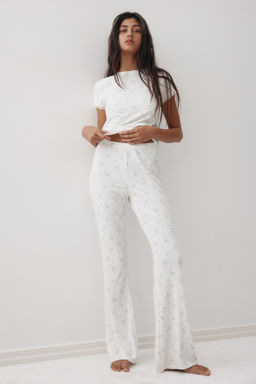 Pijama acanalado de modal - H&m фото 4