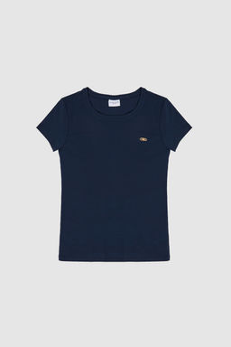 Kad_n Lacivert Bisiklet Yaka Basic Ti__rt - U.s. polo assn фото 7