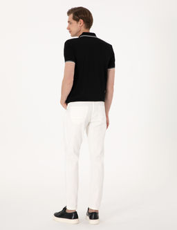 Ekru Slim Fit Jean Pantolon
