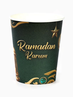 МП Набор бумжаной посуды «Ramadan Kareem», зелёный, 12 персон