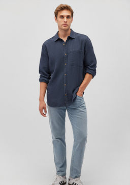 Lacivert Gomlek - Mavi фото 2