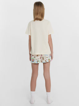 КОМПЛЕКТ ДЛЯ ДЕВОЧЕК (ФУТБОЛКА, ШОРТЫ) - Mark formelle фото 3