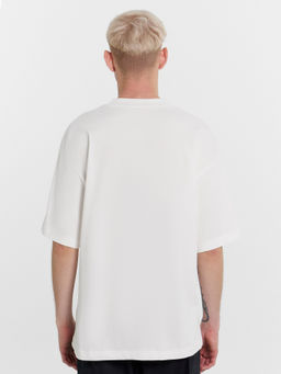 Футболка мужская белая новогодняя с печатью