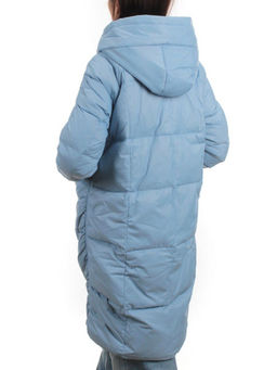 3064 BLUE Пуховик зимний женский (80% пух, 20% перо)