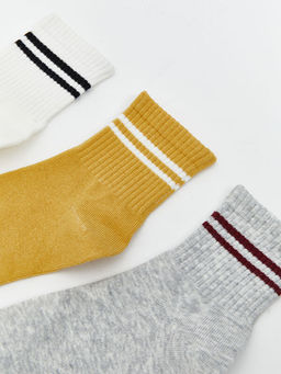 Bask?l? Kad?n Soket ?orap 5li