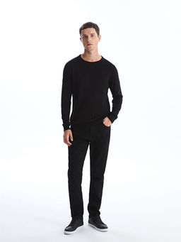 Bisiklet Yaka Erkek Triko Kazak