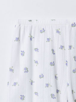 Комплект домашний женский белый с цветочным принтом - Mark formelle фото 8