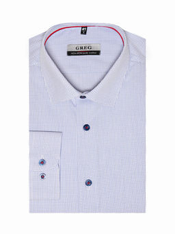 Сорочка мужская длинный рукав GREG 124/231/2219/Z/1p
