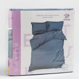Постельное бельё Этель Евро Blue lake 200х215, 215х240, 50х70+3-2 шт, мако-сатин, 114г/м2  фото 7