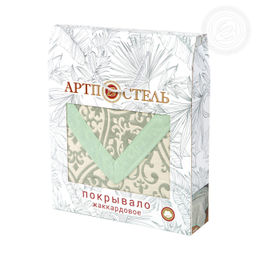 Резеда зеленая 220*235/1 шт. Жаккардовые (хлопок)