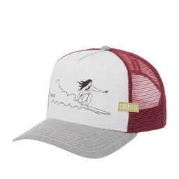 Бейсболка COASTAL арт. HFT New Line (светло-серый / белый)