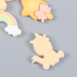 Декор для творчества пластик «Единорожки», набор 10 шт.