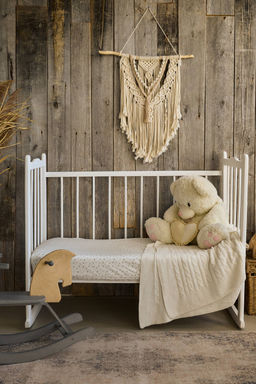 Простынь на резинке детская 120*60 для новорожденных