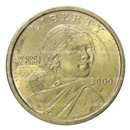 1 доллар 2000 года P США Сакагавея  Парящий Орел
