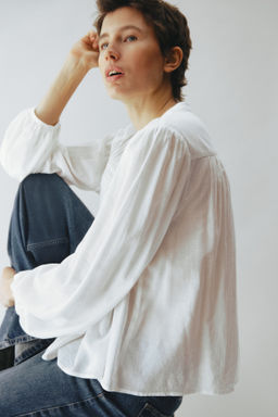 Blusa con jaretas - H&m фото 4