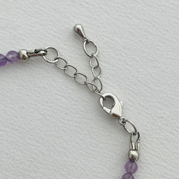 Браслет из Аметиста градиент - Радуга самоцветов фото 4