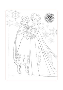 CONTE Колготки с рисунками Disney Frozen 20 и вкладышем-раскраской bianco - Conte elegant фото 6