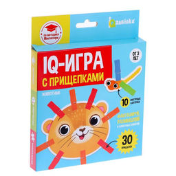 IQ-игра с прищепками Животные - Iq-zabiaka фото 9