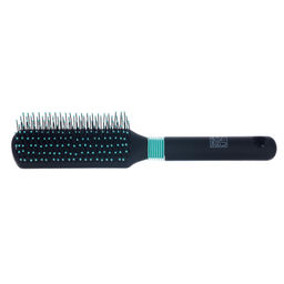 Массажная щетка прямоугольная Бирюза DEWAL BEAUTY DBBZ4
