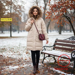 Куртка зимняя с капюшоном