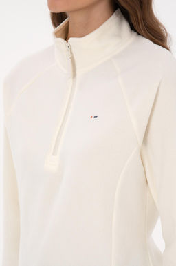 Kad_n Krem Sweatshirt - U.s. polo assn фото 7