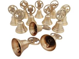 Колокольчики № Кл2064/2 (антик) наб. из 12шт - Ганг фото 2