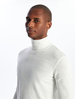 Bal?k?? Yaka Uzun Kollu Erkek Triko Kazak - Waikiki фото 2