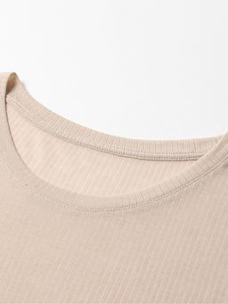 Лонгслив женский KAFTAN: Basic line, бежевый, размер 40-42