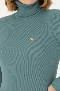 Женское мятное трикотажное платье Неожиданная скидка в корзине - U.s. polo assn фото 7