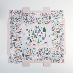 Коробка подарочная новогодняя складная «С Новым годом», 31×25.5×16 см