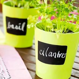 Наклейки для кухни грифельные Ассорти Меловые 8шт. (0970) Лист 10х15 см