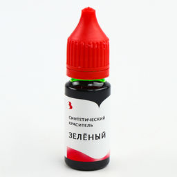 Краситель синтетический, жидкий, 15 г, зелёный