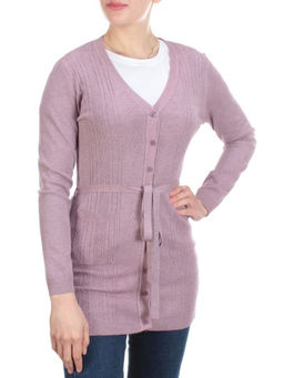 A519 Кардиган женский (65% хлопок, 15% кашемир, 20% эластан) - Фабричный китай фото 5