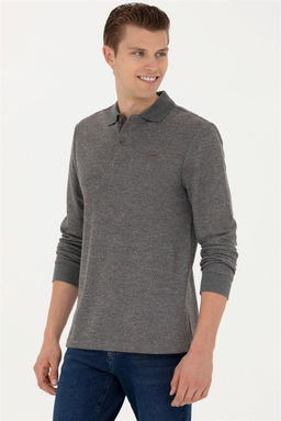 Мужской серый меланжевый свитшот - U.s. polo assn фото 10