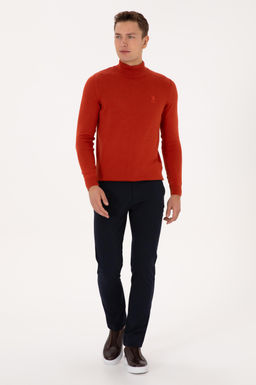 Erkek Lacivert Kanvas Pantolon