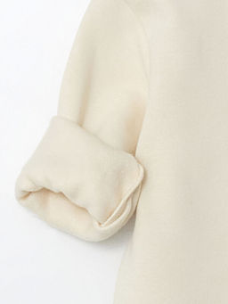 Bisiklet Yaka ?i?ekli Kal?n K?z ?ocuk Sweatshirt - Waikiki фото 3