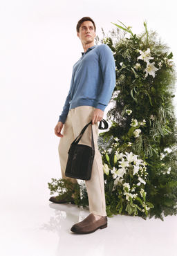 Бежевые мужские лоферы - Mascotte фото 2