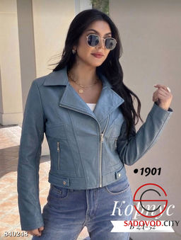 Женская весенняя куртка-косуха - Bruno фото 2