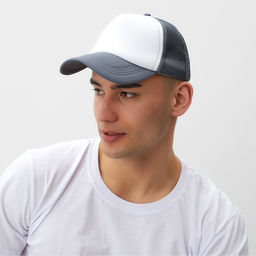 Бейсболка с сеткой MINAKU, серый, размер 56-58