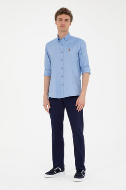 U. S. Polo Assn / Мужские темно-синие брюки из плотной ткани/чиносы - U.s. polo assn фото 3