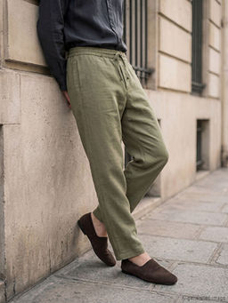 Loose Fit Dokulu Erkek Pantolon