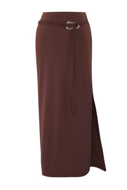 Kahverengi Etek TWOSS25ET00215 - Trendyolmilla фото 5