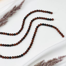 Бусины для украшений из Обсидиана 38 см