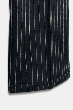 JEANS ZW COLLECTION FLARE TIRO ALTO RAYAS / Azul - Zara фото 8