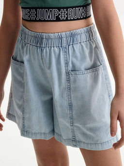 PELICAN, шорты для девочек, Голубой  фото 2