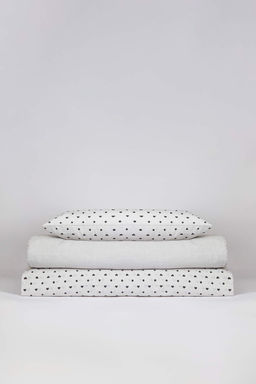 Trendyolmilla Home Tek Kisilik Kolay Utulenebilir Lastiksiz Carsafl? Nevresim Tak?m? 160x220cm TPHSS25TKN00008  фото 4