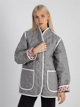 Жакет женский лен 100%, хлопок 100%, льняной утеплитель 100%