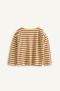 CAMISETA RAYAS FLOR BORDADA LIMITED EDITION / Amarillo - Zara фото 6