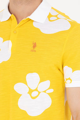 Футболка мужская U.S. Polo Assn поло темно-желтая  фото 21